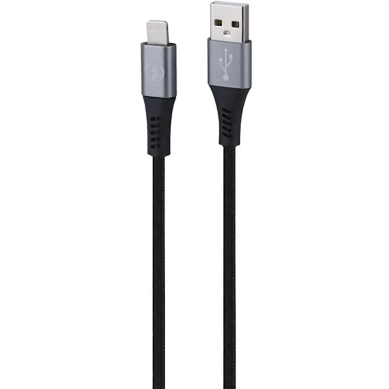 کابل شارژ USB به لایتنینگ برند مستر مدل ETM004 سر فلزی کنفی طول 1 متر